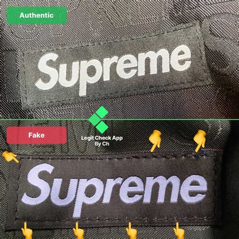 supreme 3m shoulder bag real vs fake|how to identify a fake supreme.